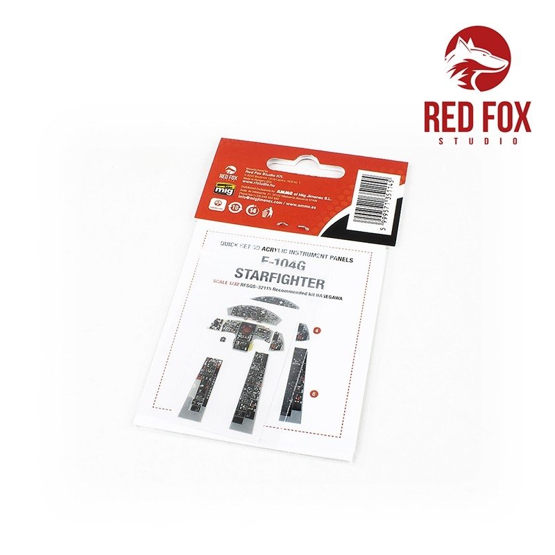 Red Fox Studio QS-32115 F-104G Starfighter (for Hasegawa kit) 1/32 – immagine 2