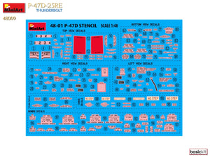 MiniArt 48009 P-47D-25RE THUNDERBOLT. BASIC KIT 1/48 – imagen 3
