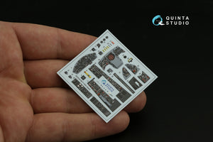 Quinta Studio QDS-32180 F-104S 3D-Printed coloured Interior on decal paper (Italeri) (small version) 1/32 – immagine 2