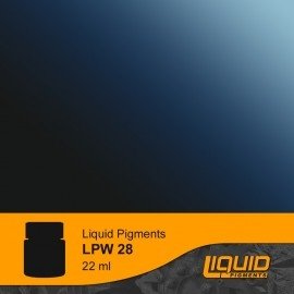Pigments liquides Lifecolor LPW28, teinte gris Payne, pour eyeliner, 22 ml