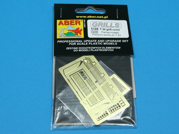 Aber 35G08 Grille covers for russian tank T-34 1/35 – immagine 4