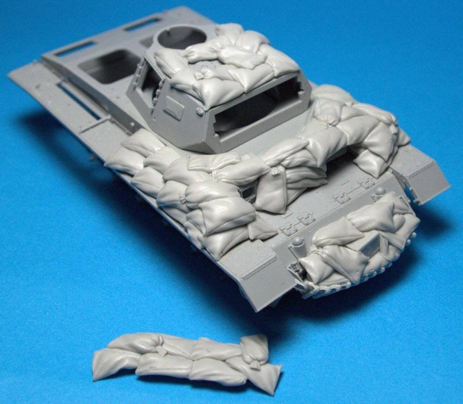 Panzer Art RE35-284 “Heavy” sand armor for PzIII (North Africa) 1/35 – immagine 3