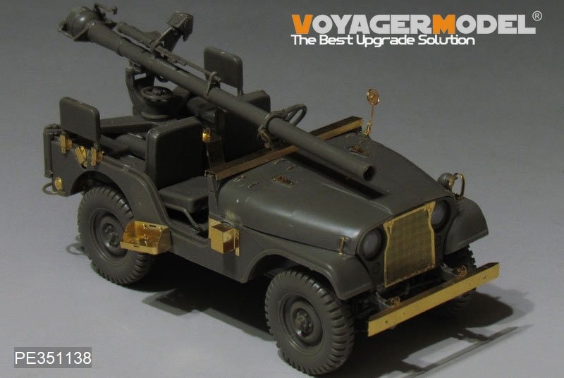 Voyager Model PE351138 IDF 1/4 TON 4X4 M38A1/CJ-5 TOLAR upgrade set（For AF35S96 AF35S9) 1/35 – immagine 3