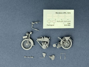 Copper State Models B35-002 Wanderer 4PS 1916 Motorcycle 1/35 – zdjęcie 7