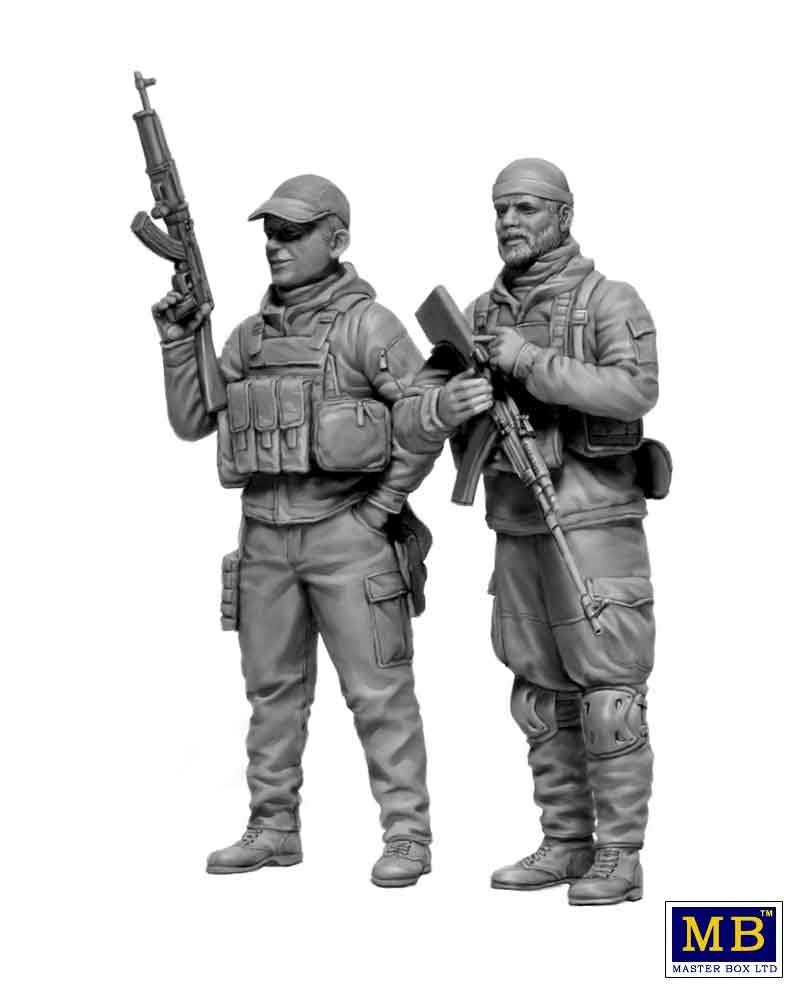 Master Box 35226, série Guerre russo-ukrainienne, Kit n° 4. Forces de défense territoriale d&amp;#39;Ukraine. Nettoyage de Bucha après les maraudeurs et violeurs russes, avril 2022, échelle 1/35 – image 4