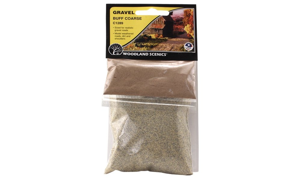 Woodland Scenics WC1289 Gravel Buff Coarse - żwir gruby – immagine 2