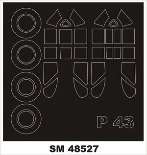 Montex SM48527 P-43 Lancer 1/48