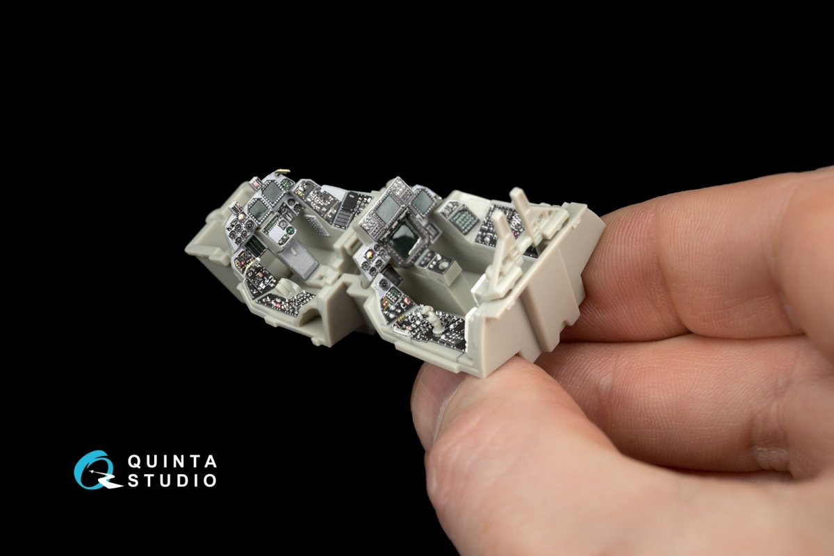 Quinta Studio QD48070 F-14D 3D-Printed &amp;amp; coloured Interior on decal paper (for Tamiya kit) 1/48 – immagine 8