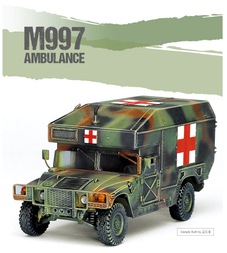 Academy 13243 M997 Humvee Maxi Ambulance 1/35 – imagen 3