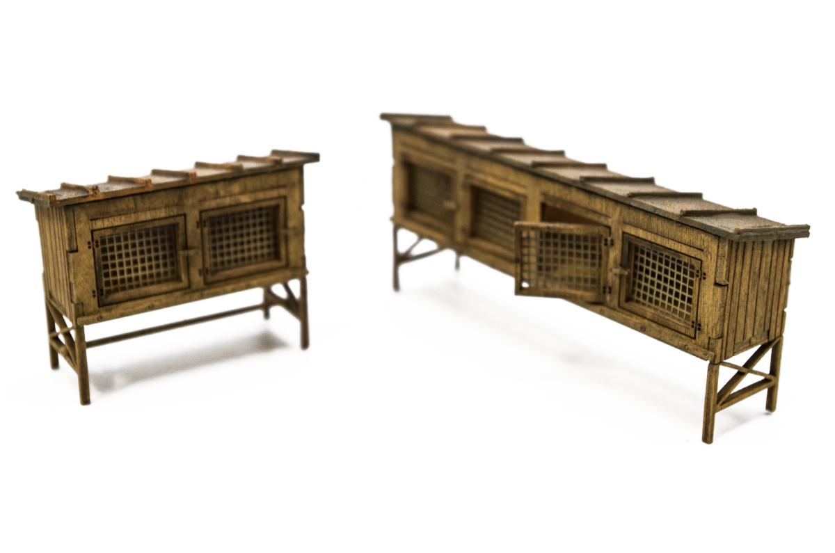 RT-Diorama 35596 Rabbit hutch (2 pieces) 1/35 – immagine 2