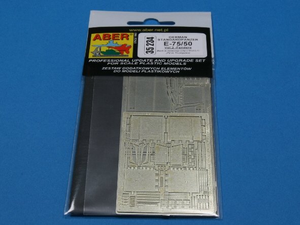 Aber 35234 German Standardpanzer E-75/50 - vol. 2 - additional set - fenders 1/35 – immagine 3