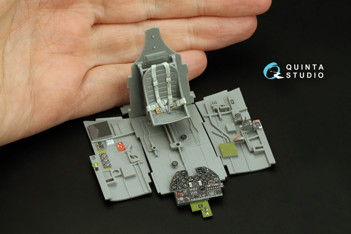 Quinta Studio QD32223 P-40M 3D-Printed coloured Interior on decal paper (Hasegawa) 1/32 – immagine 6