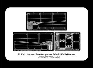 Aber 35234 German Standardpanzer E-75/50 - vol. 2 - additional set - fenders 1/35 – immagine 4