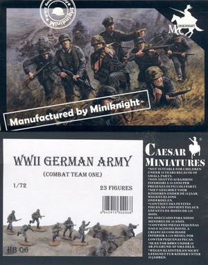 Caesar Miniatures HB06 WWII Germans Army (Combat Team One) 1/72