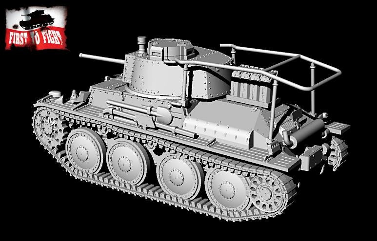 First To Fight PL116 Niemiecki Lekki Czołg Pz.Kpfw 38(t) Ausf E/F 1/72 – Bild 2