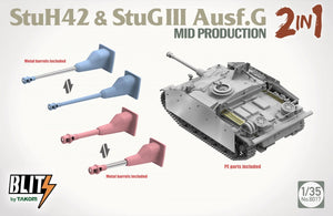 Takom 8017 StuH 42 StuG III Ausf. G Mid Production 2 in 1 1/35 – immagine 3