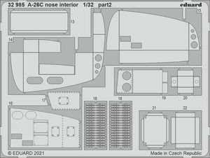 Eduard 32985 A-26C nose interior HOBBY BOSS 1/32 – immagine 2