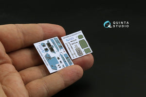Quinta Studio QD72060 Su-35S 3D-Printed &amp;amp; coloured Interior on decal paper (GWH) 1/72 – imagen 5