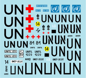 Star Decals 35-905 Peacekeepers in the Middle East 1 1/35 – zdjęcie 3