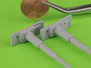 Master GM-72-022 PzKpfw VI Tiger I - MG-34 gun barrels &amp;amp; 88mm KwK36 L/56 with late muzzle break and final version gun mantlet 1/72 – immagine 10