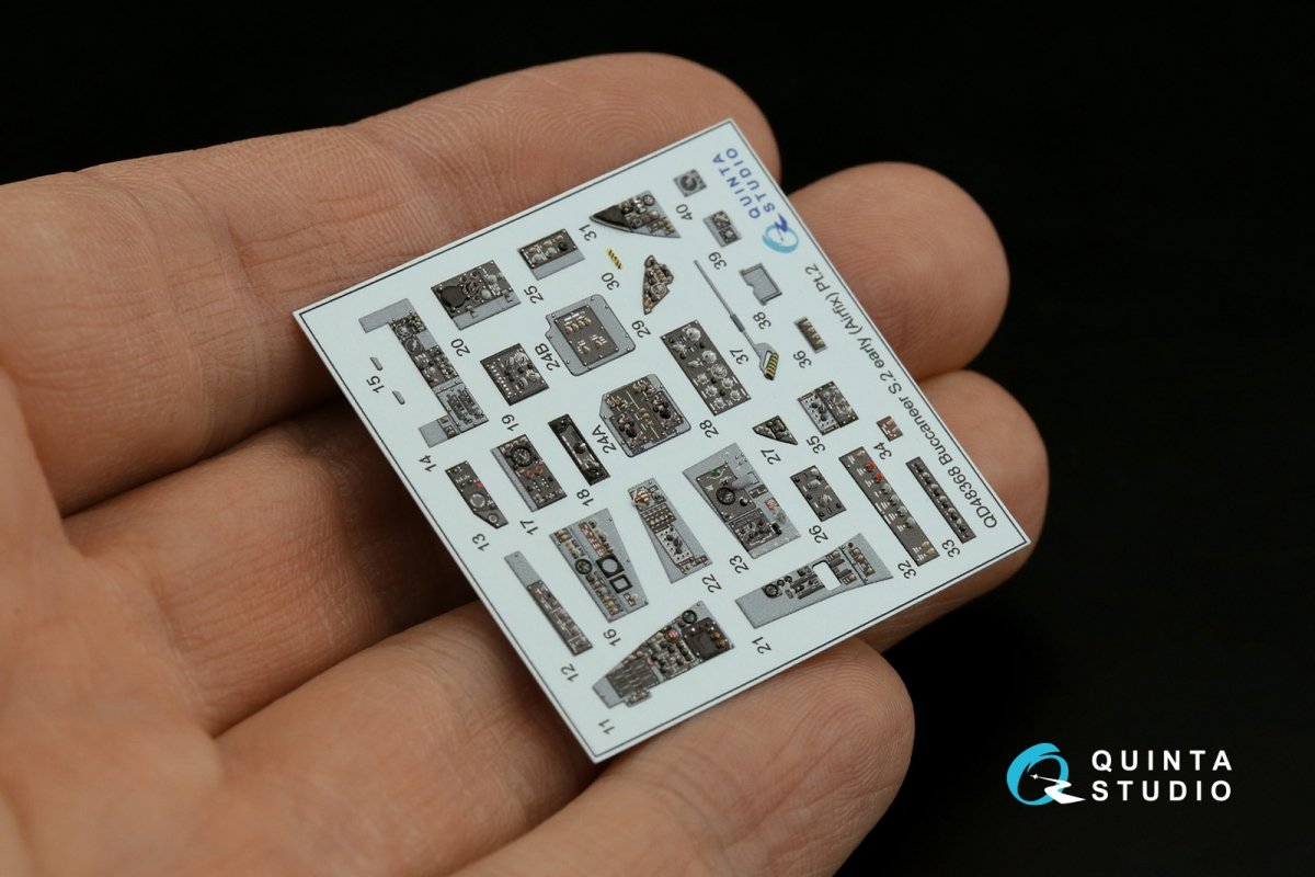 Quinta Studio QD48368 Buccaneer S.2 (première génération) - Intérieur imprimé en 3D et coloré sur papier décalcomanie (Airfix) 1/48 – image 15