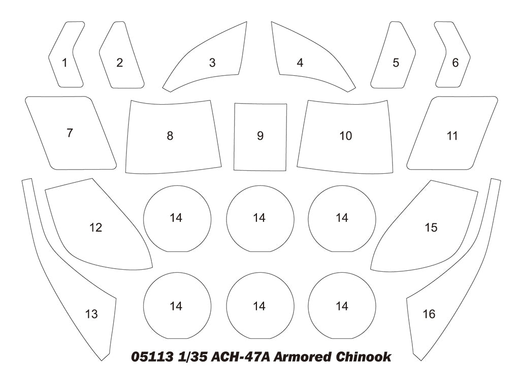 Trumpeter 05113 ACH-47A Armored Chinook 1/35 – immagine 3