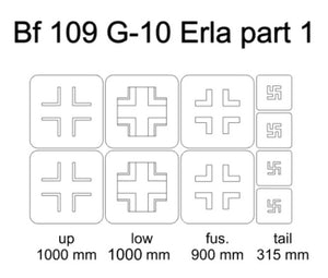 Omask 24020 Bf 109 G-10 Erla part 1 1/48