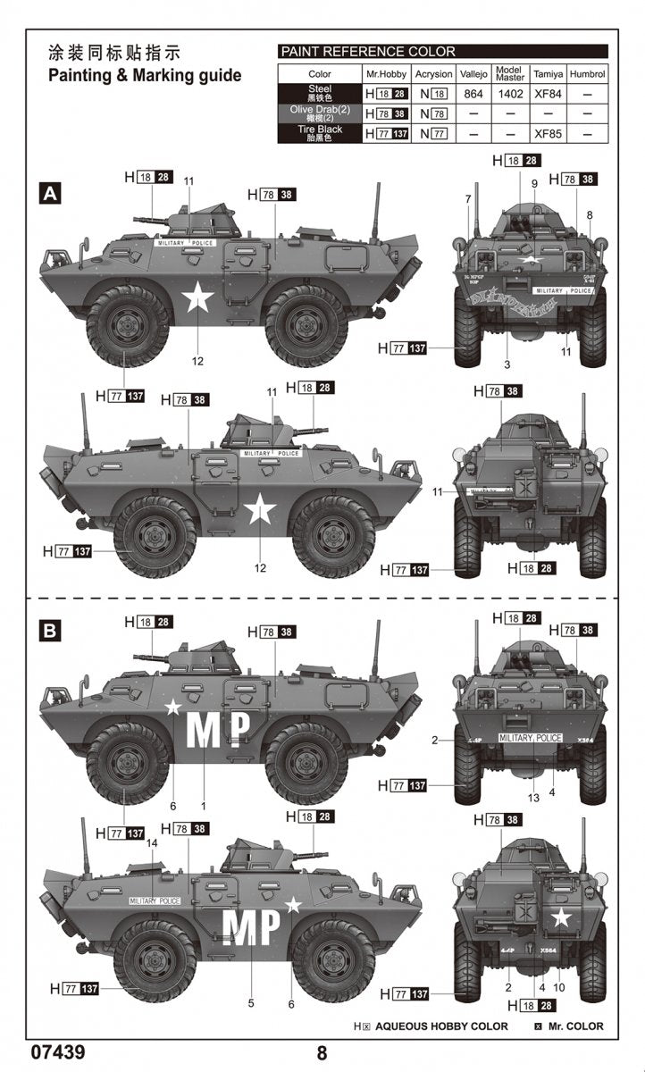 Trumpeter 07439 M706 Commando Armored Car in Vietnam 1/72 – Bild 5
