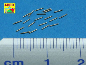 Aber 350L-26 Set of 20 pcs 12,7 mm (0.5in) Browning barrels for US Navy ships 1/350 – imagen 2