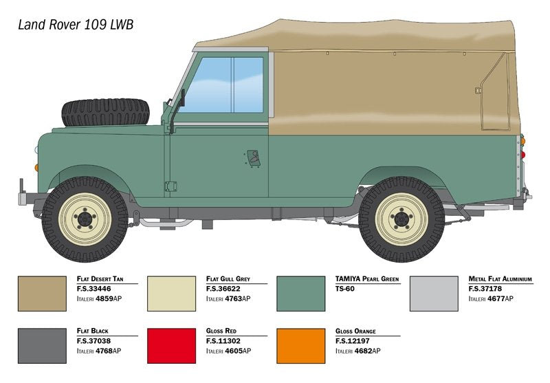 Italeri 3665 Land Rover 109 LWB 1/24 – Bild 8