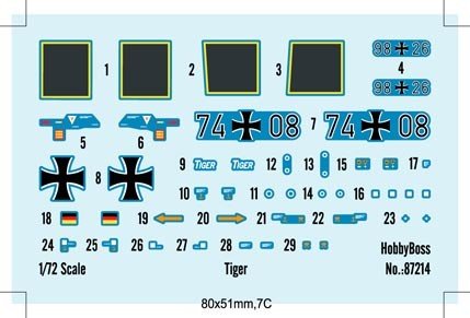 Hobby Boss 87214 Tiger UHT (German) 1/72 – imagen 6