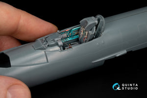 Quinta Studio QD+48552 MiG-21R (green cockpit panels) 3D-Printed &amp;amp; coloured Interior on decal paper (Eduard) (with 3D-printed resin parts) 1/48 – imagen 8