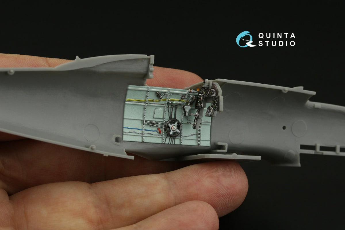 Quinta Studio QD48389 Macchi C.202 Folgore Early 3D-Printed &amp;amp; colored Interior on decal paper (Hasegawa/Eduard) 1/48 – image 9