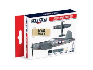 Hataka HTK-AS05 Late US Navy paint set 4x17ml – immagine 3