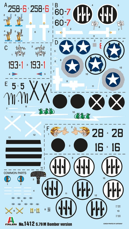 Italeri 1412 S.79 M Sparviero Bomber version 1/72 – Bild 5