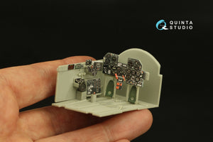Quinta Studio QD32187 P-47D Thunderbolt Bubbletop (Late) 3D-Printed coloured Interior on decal paper (Trumpeter) 1/32 – immagine 9