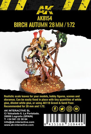 AK Interactive AK8154 BIRCH AUTUMN LEAVES 28MM 1/72 – zdjęcie 3