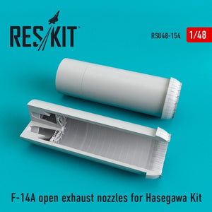 RESKIT RSU48-0154 F-14A open exhaust nozzles for Hasegawa kit 1/48