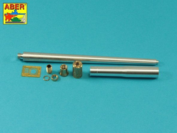 Canon Aber 35L-264 avec frein de bouche pour canon antichar allemand Krupp 12,8 cm PAK 44 (Grande Muraille) à l'échelle 1/35