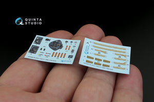 Quinta Studio QD48078 Fi-156 3D-Printed &amp;amp; coloured Interior on decal paper (for Tamiya kit) 1/48 – immagine 2