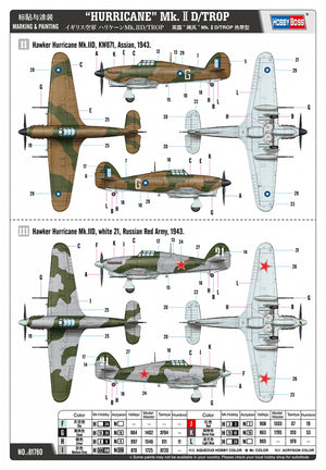 Hobby Boss 81780 HURRICANE Mk.ⅡD/TROP 1/48 – Bild 4