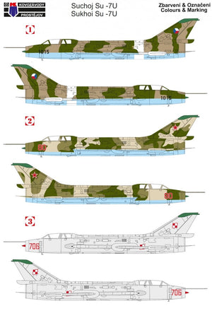 Kovozavody Prostejov KPM4821 Su-7UMK „Warsaw Pact“ 1/48 – immagine 2
