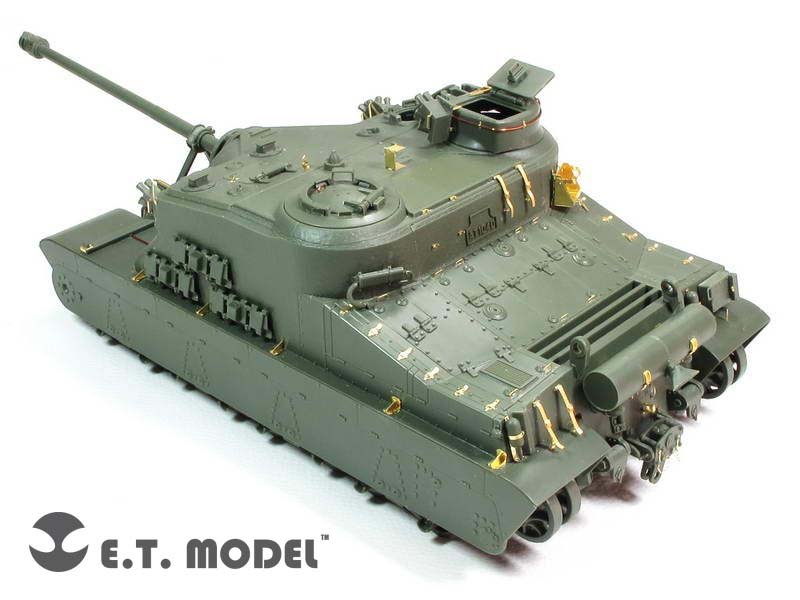 E.T. Model E35-156 WWII British Heavy Assault Tank A39 Tortoise (For Meng TS-002) 1/35 – immagine 5