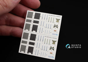 Quinta Studio QD48041 F-15D 3D-Printed &amp;amp; coloured Interior on decal paper (for GWH kit) 1/48 – immagine 7