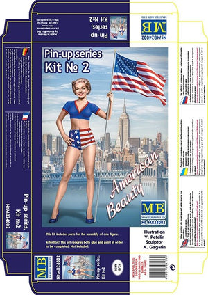 Master Box 24002 Pin-up series Kit No. 2 Betty 1/24 – immagine 3
