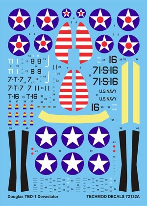 Techmod 72132 - Douglas TBD-1 Devastator 1/72