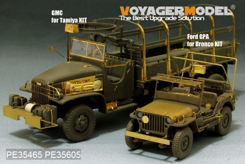 Maquette Voyager PE35605 Ford GPW américaine de la Seconde Guerre mondiale, 1/4 tonne, modèle 1942, pour Bronco 35107, échelle 1/35 – image 8