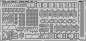 Eduard 53194 HMS Hood pt. 6 superstructure TRUMPETER 1/200 – immagine 2