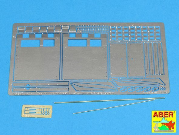 Aber 16051 Rear fenders for Tiger I, Ausf.E – (Late version) 1/16