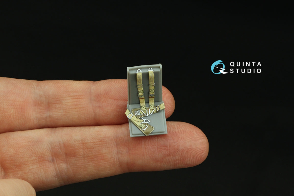 Quinta Studio QR+35027 WWII Luftwaffe fighter seatbelts (with metal buckles) (All kits) 1/35 – Bild 8